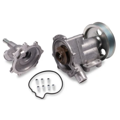 Afbeelding van HEPU P412 Waterpomp Met pakking schroeven Mechanisch behuizing, 2 delen, behuizing MINI: Hatchback, Convertible, FIAT: 500X