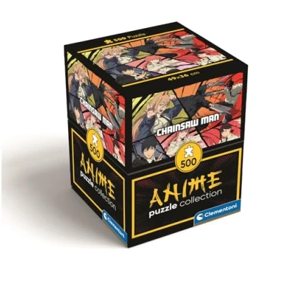 Afbeelding van CLEMENTONI, PZL 500 CUBE ANIME CHAINSAW MAN 2, 35607