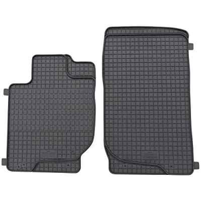 Afbeelding van Petex 95510 Vloermatset Rubber Voor 2 zwart