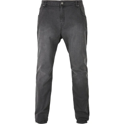 Afbeelding van Urban Classics ZIP Slim fit jeans, Heren, Maat: 29x32, Real black washed