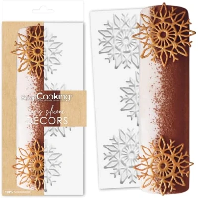 Afbeelding van Scrapcooking Silicone Embossing Mat Snowflake