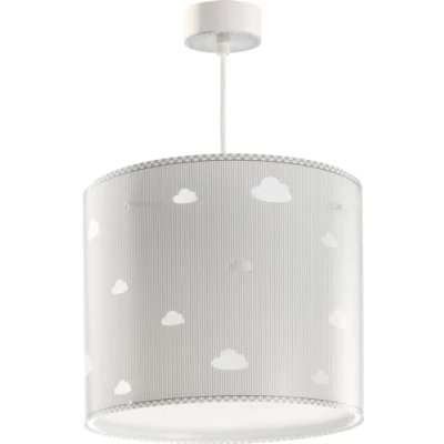 Afbeelding van Dalber Sweet Dreams 62012E Plafondlamp voor kinderen, wolken, grijs, E27