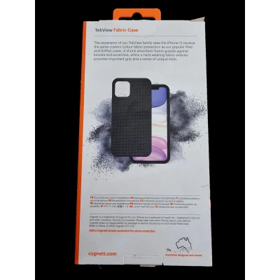 Afbeelding van Cygnett TekView telefoonhoes iPhone 12/12 Max, Pro 6.1&quot; zwart
