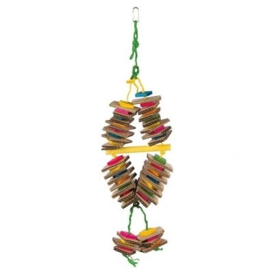 Afbeelding van Trixie Speelgoed Aan Sisaltouw Vogelspeelgoed 18x35 cm Multi Color