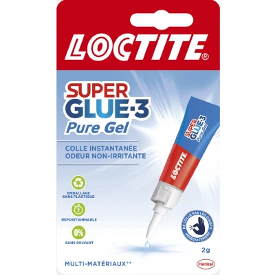 Afbeelding van Cyanocrylaatlijm LOCTITE SUPERGLUE 3P Pure Gel Tube 2 g