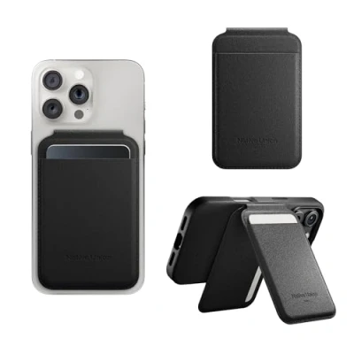 Afbeelding van Native Union Support Wallet Active Porte Cartes MagSafe avec pour iPhone 16 12 Sûr &amp; Ultra Mince Conserve 4 Noir