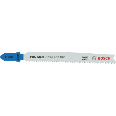 Image de BOSCH 2608638473 lame de scie sauteuse T 123 XF Progressor pour métal (5 pièces)