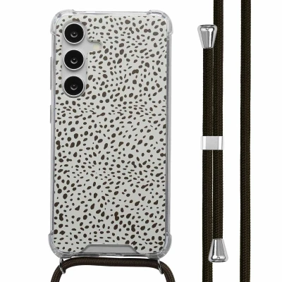 Afbeelding van imoshion Design hoesje met koord voor de Samsung Galaxy S24 Desert Dots