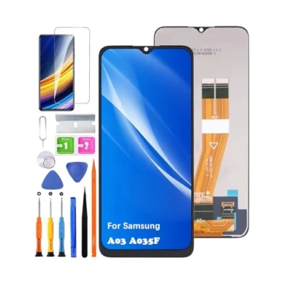Afbeelding van HLYGZX Origineel Vervangingsscherm voor Samsung Galaxy A03 A035F, A035F A035M LCD Touch Screen Digitizer Montage Reparatie Onderdelen Kit