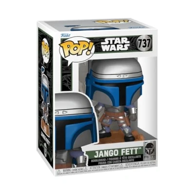 Afbeelding van Funko Pop! Star Wars: FL Jango Fett Unmasked Vinyl figuur om te verzamelen Cadeau idee Officiële Producten Speelgoed voor Kinderen en Volwassenen Filmfans