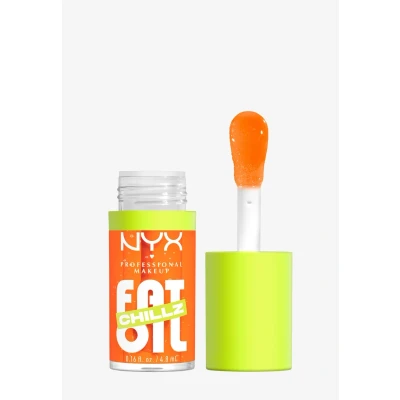 Afbeelding van NYX Professional Make Up Fat Oil Chillz Lip Drip Lipgloss Tot 12 uur hydratatie Met keizersbes en framboosolie Citrus Chiller