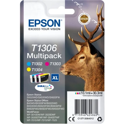 Afbeelding van Epson T1306 Inktcartridge / Multipack Kleur