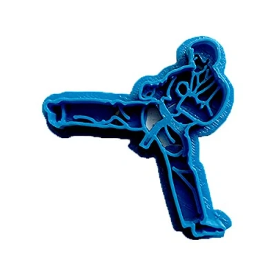 Afbeelding van Cuticuter Sport Karate 1 uitsteekvorm van kunststof, blauw, 8 x 7 1,5 cm