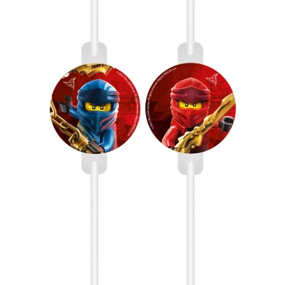 Afbeelding van Lego Ninjago Rietjes 4 stuks