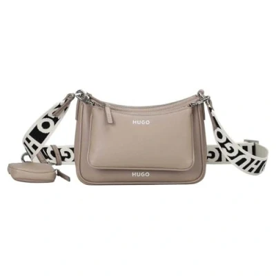 Afbeelding van HUGO Schoudertas Bel Multi Crossbody Bag Beige