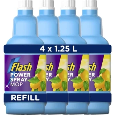 Afbeelding van Flash Powermop vloervloeistof 5 liter (1,25 l x 4)