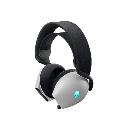 Image de Alienware Dual Mode Wireless Gaming Headset AW720H Micro casque circum aural 2,4 GHz sans fil, filaire jack 3,5mm lunar light