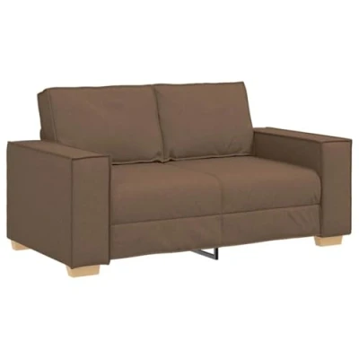 Afbeelding van vidaXL Tweezitsbank 120 cm stof bruin