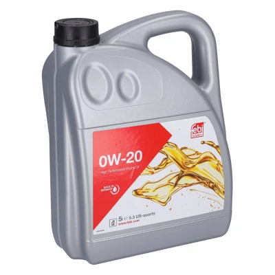 Afbeelding van Febi Bilstein 0W 20 5L Motorolie 177651 VOLKSWAGEN: Golf Sportsvan, Touran II, Caddy V Van, TOYOTA: Auris Hatchback, Yaris III iQ