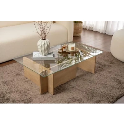 Afbeelding van Asir Salontafel eiken 105 x 65 30 cm