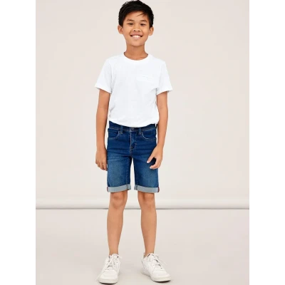 Afbeelding van Name it Nkmsofus Jeansshort voor kinderen, Maat: 92, Medium blue denim