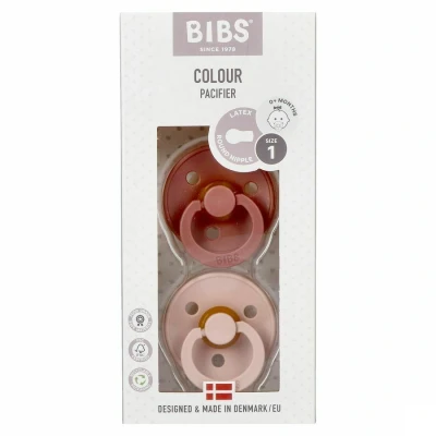 Image de Bibs 1 Tetine Duo Woodchuck Blush