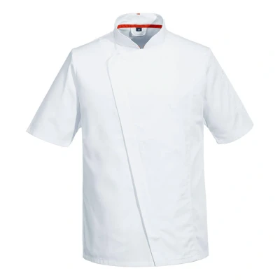 Afbeelding van Chefs MeshAir Pro Jack Korte Mouw maat L, White