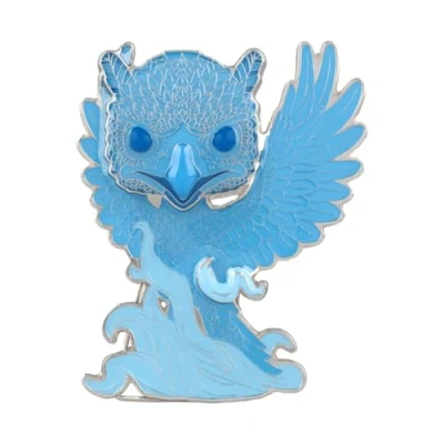 Afbeelding van Funko Harry Potter POP! Enamel Patronus Albus Dumbledore 10 cm Pin Blauw