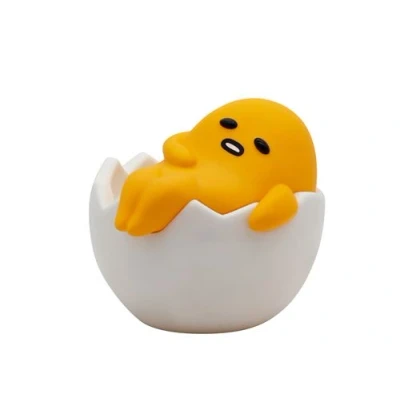Afbeelding van Teknofun Lichtfiguur Gudetama 25 cm Draadloos 2 Verlichtingsmodi 3xAAA batterijen niet inbegrepen of DC 5V Micro USB Wit en Geel