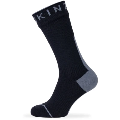 Afbeelding van Sealskinz Socks Briston All Weather maat 39/42 Zwart grijs