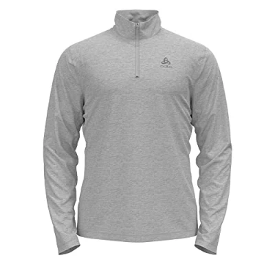 Afbeelding van Odlo Middenlaag Loopshirt Halve Rits BERRA GRIJS Maat L
