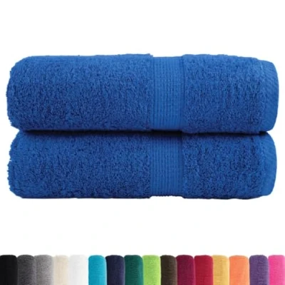 Afbeelding van Gastendoekjes 2 st 600 g/m 30x50 cm 100% katoen blauw