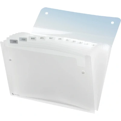 Afbeelding van Sorteermap Rexel Ice 13 vaks transparant