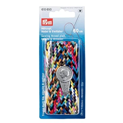 Afbeelding van PRYM GARENTRES MET NAAINAALD EN DRAADDOORSTEKER 60CM 1ST