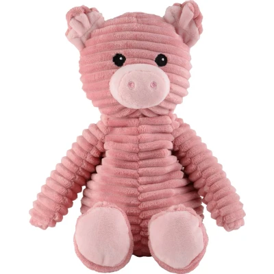Afbeelding van Warmies Warmte/magnetron opwarm knuffel Varken roze 30 cm wasbaar pittenzak