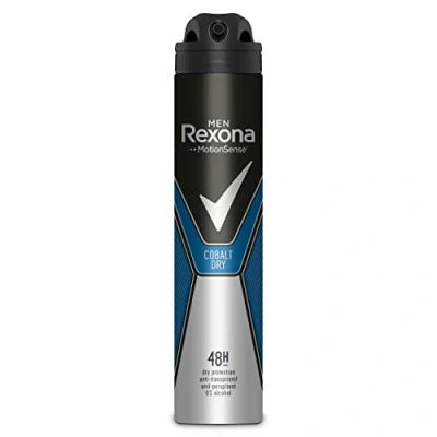 Afbeelding van Deodorant Spray Rexona Cobalt Men Mannen 48 uur 200 ml