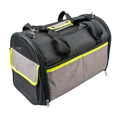 Afbeelding van Duvoplus Draagtas Hond Lyon Pet Bag 41x26x28cm Max. 6kg Zwart 1st