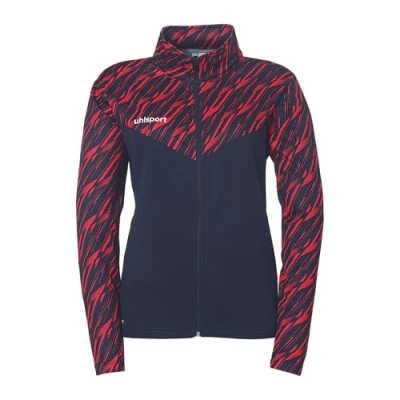 Afbeelding van uhlsport Football Progressive 28 Poly Veste d&#039;entraînement pour femme de sport Sweat sans capuche avec col montant et poches zippées Coupe cintrée