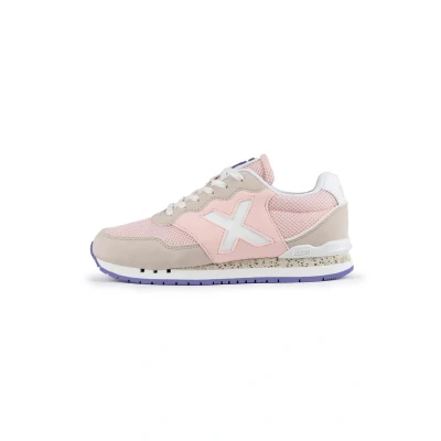 Afbeelding van Munich DASH Sneakers laag, Dames, Maat: 36, Pale pink Leer/ synthetisch