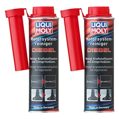 Afbeelding van Liqui Moly 2 x 300 ml dieselmotorsysteemreiniger, verwijdert afzettingen en garandeert een lager brandstofverbruik, brandstofadditief voor dieselmotoren,
