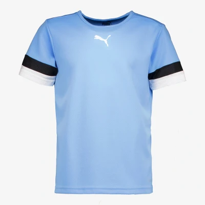 Afbeelding van Puma Teamrise Shirt Korte Mouw Kinderen Hemelsblauw Maat: 128