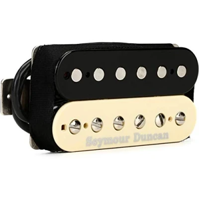 Image de Accessoires Guitares Seymour Duncan Sh Pg1B Z Pearly Gates Chevalet Zebra Doubles / Humbuckers
