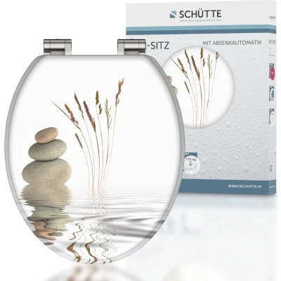 Afbeelding van Toiletbril met soft close BALANCE MDF
