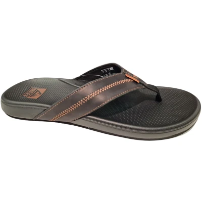 Afbeelding van Reef Cushion Phantom Teensandalen, Heren, Maat: 46, Zwart Leer