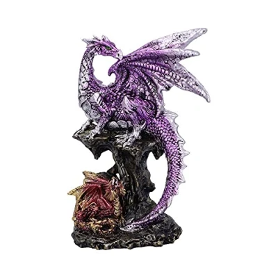 Afbeelding van Nemesis Now Beeld/figuur Hatchling Protection Draak en Draakling beeldje Multicolours 15,2cm x 10,5cm 7,5cm