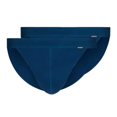 Afbeelding van Skiny Tanga Navy maat S (S) Heren Volwassenen 100% katoen 080691 0369