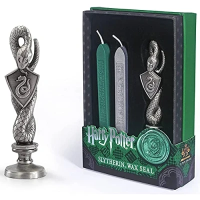 Afbeelding van The Noble Collection Harry Potter Stempel Slytherin 10 cm Zilverkleurig