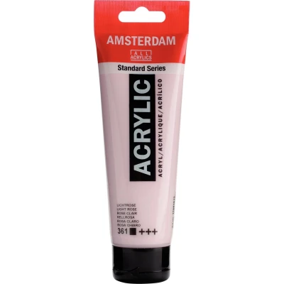 Afbeelding van Standard tube 120 ml Lichtrose dekkende acrylverf