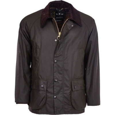 Afbeelding van Barbour Classic Bedale Wax Jas Olijfgroen maat 58 Heren met Regular fit Pasvorm Katoen