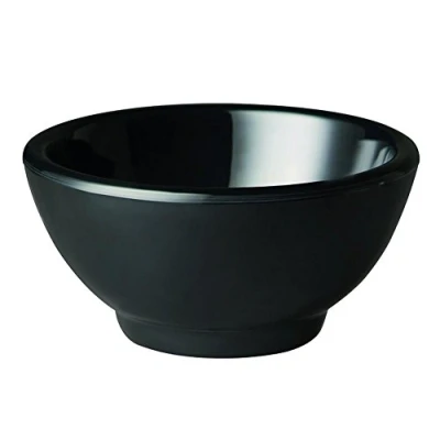 Afbeelding van APS Pure ronde melamine kom zwart 13cm